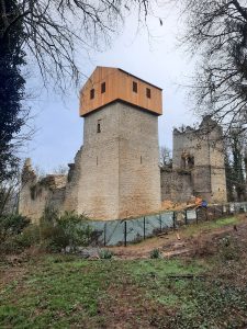Maçonnerie tour médiévale