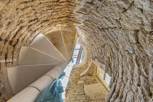 Tour escalier à vis