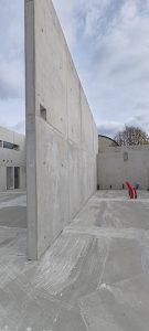 Voile banché béton brut architectonique